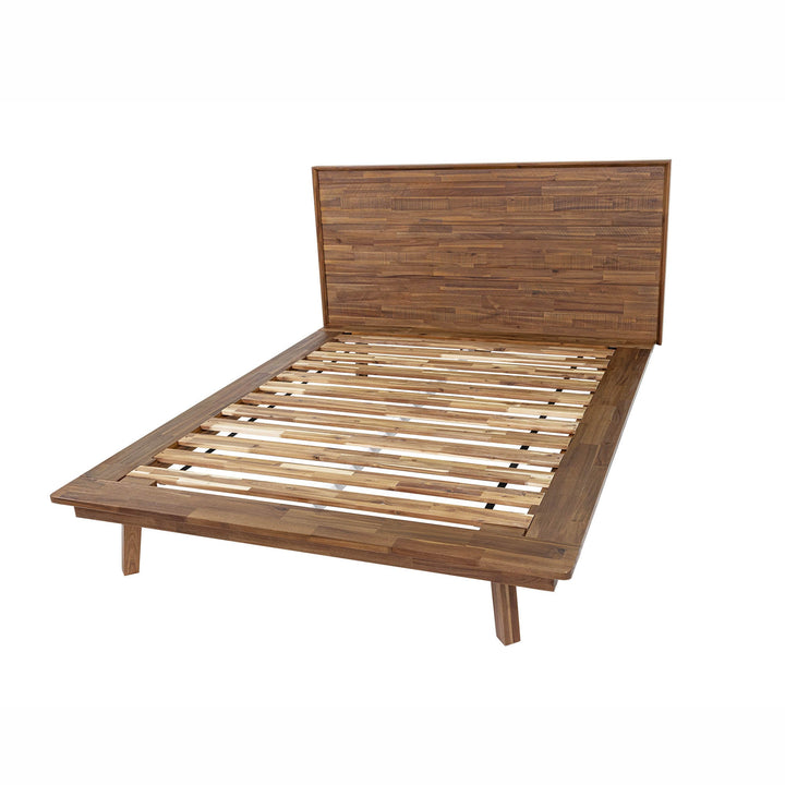 Gia Queen Bed - Warm Pecan