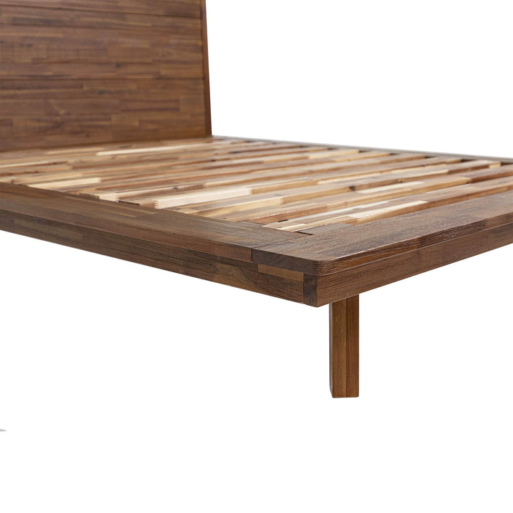 Gia Queen Bed - Warm Pecan