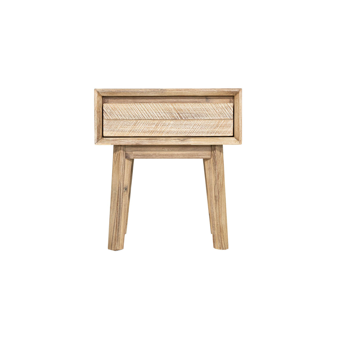 Gia 1 Drawer Nightstand - Light Driftwood