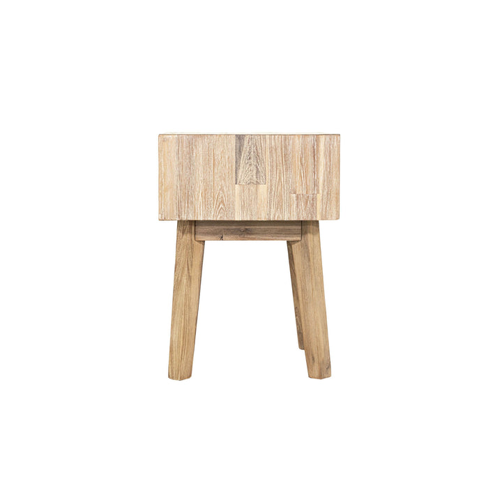 Gia 1 Drawer Nightstand - Light Driftwood