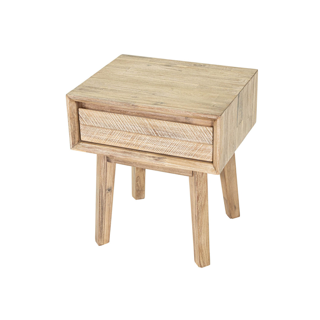 Gia 1 Drawer Nightstand - Light Driftwood