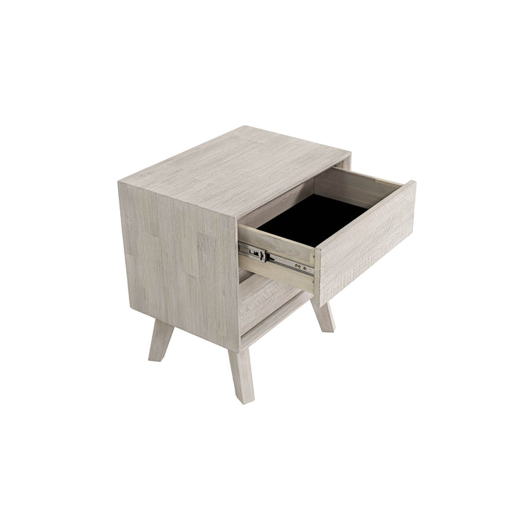 Gia 2 Drawer Nightstand - Whitewash