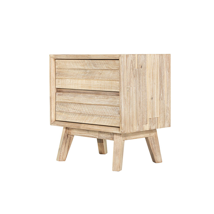 Gia 2 Drawer Nightstand - Light Driftwood