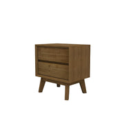 Gia 2 Drawer Nightstand - Warm Pecan