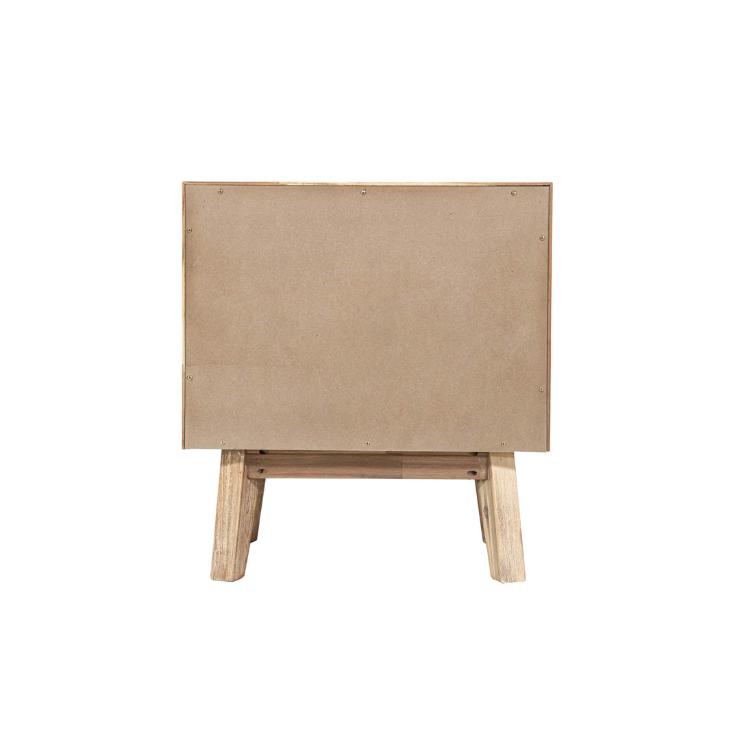 Gia 2 Drawer Nightstand - Light Driftwood