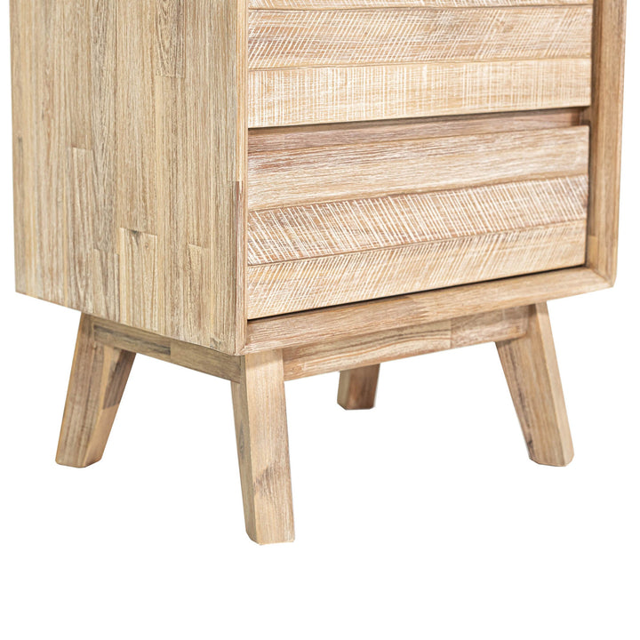 Gia 2 Drawer Nightstand - Light Driftwood
