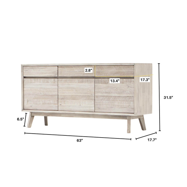 Gia Sideboard - Light Driftwood