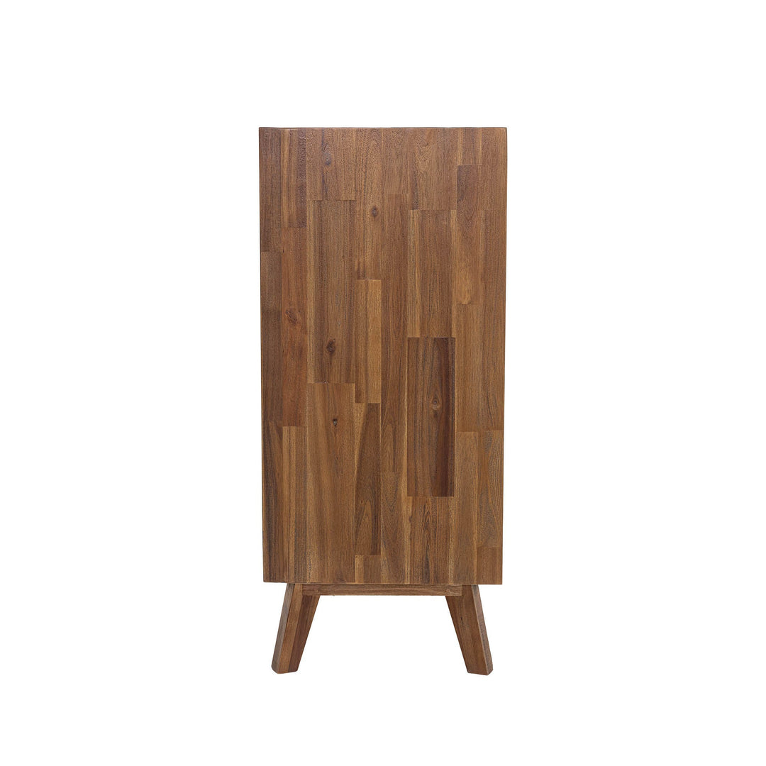 Gia 5 Drawer Chest - Warm Pecan