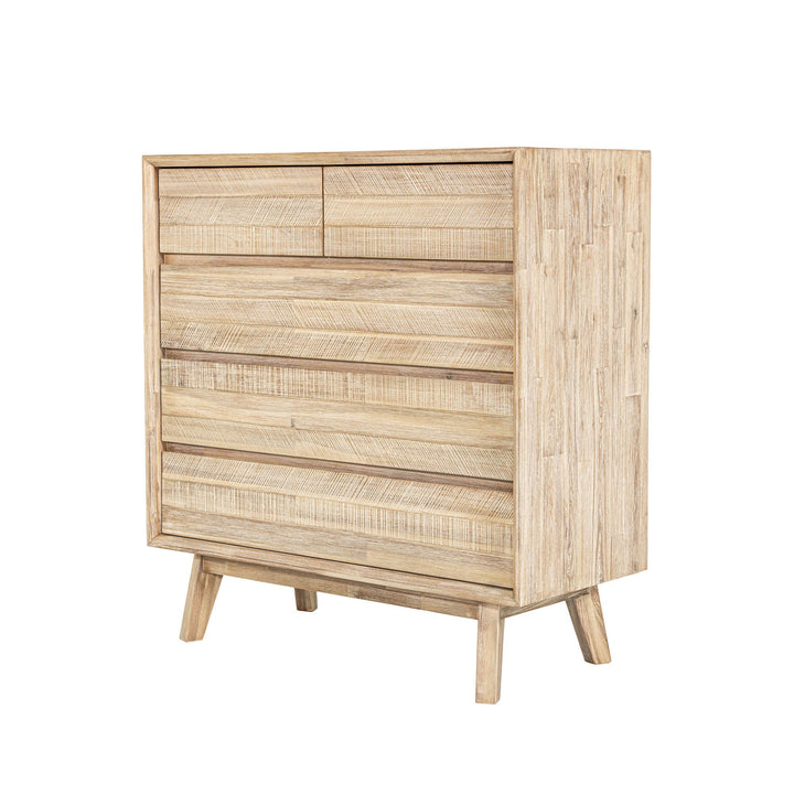 Gia King Bedroom Set - Light Driftwood