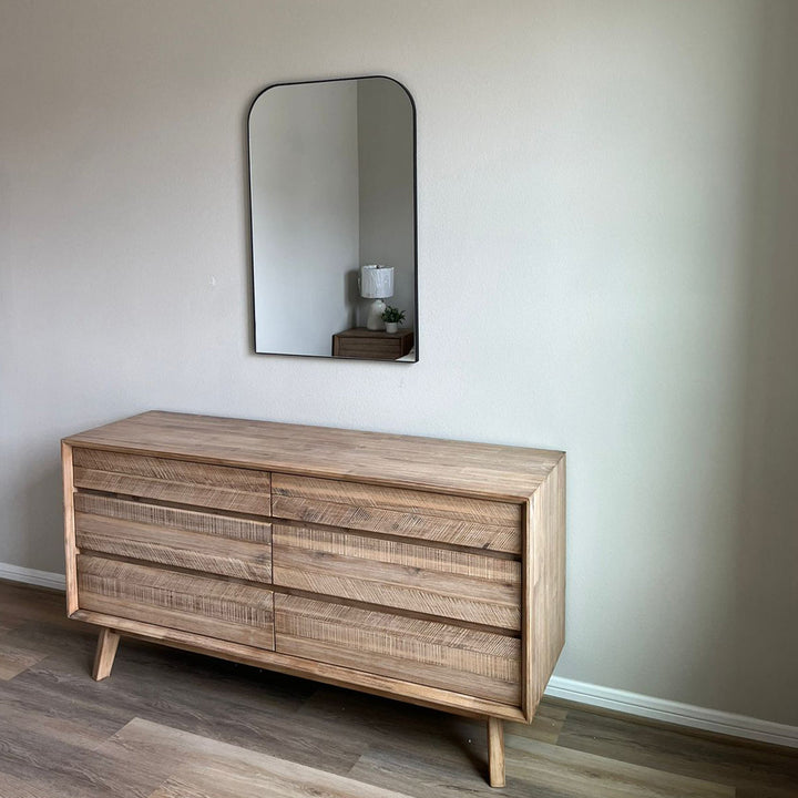 Gia 6 Drawer Dresser - Light Driftwood