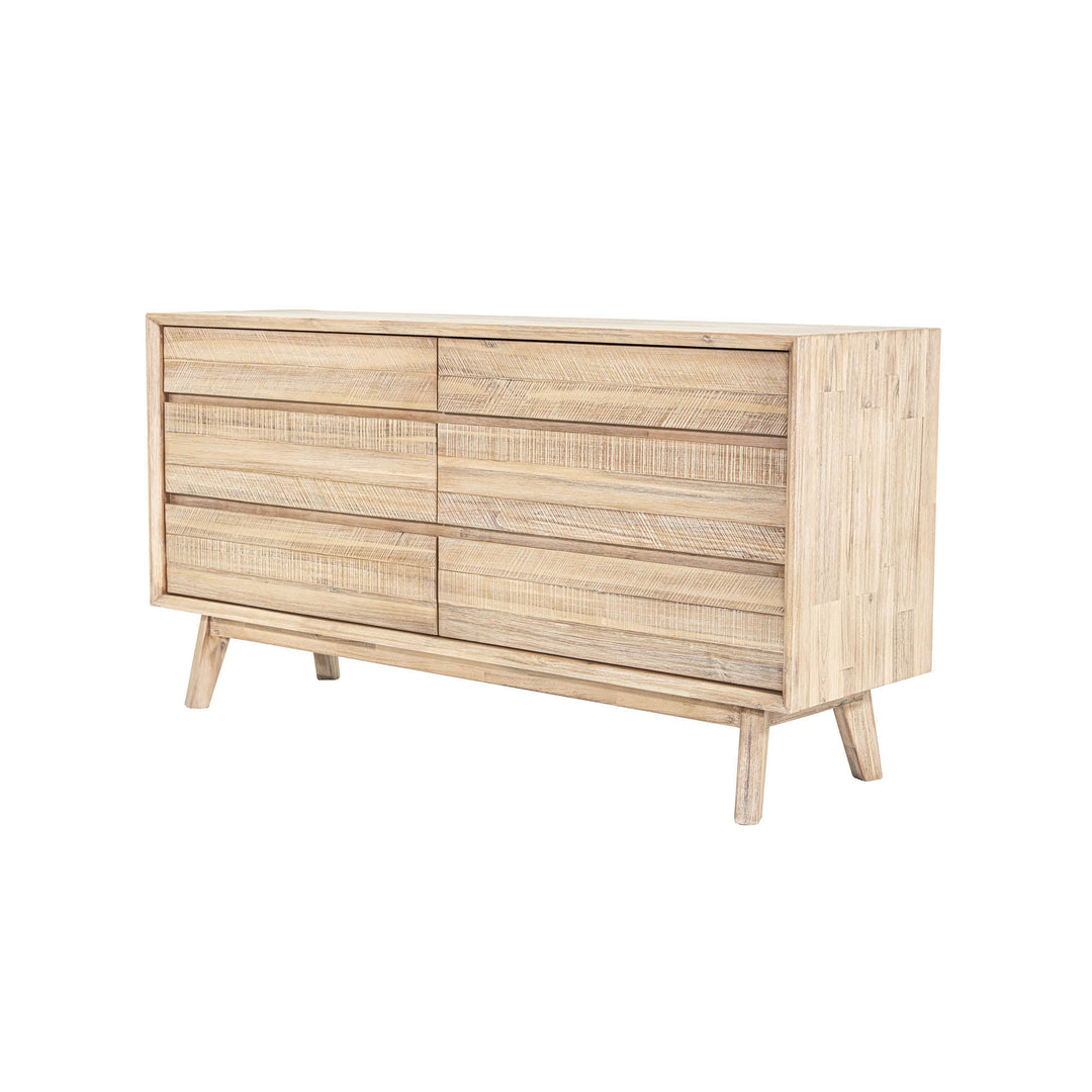 Gia King Bedroom Set - Light Driftwood