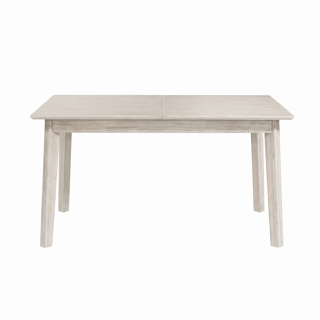 Gia Small Extension Dining Table w/ Butterfly System 55/71” - Whitewash