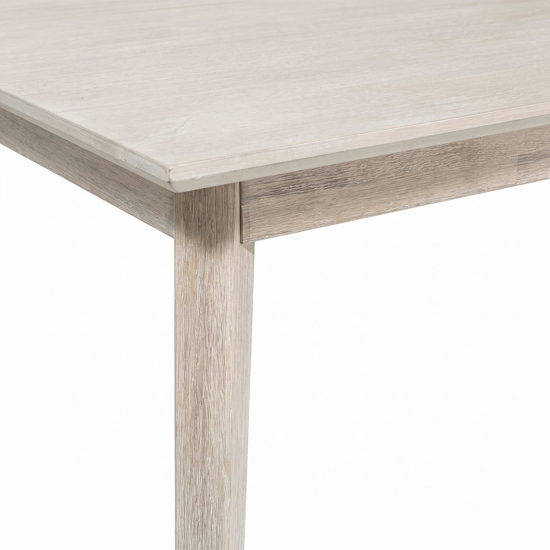 Gia Small Extension Dining Table w/ Butterfly System 55/71” - Whitewash