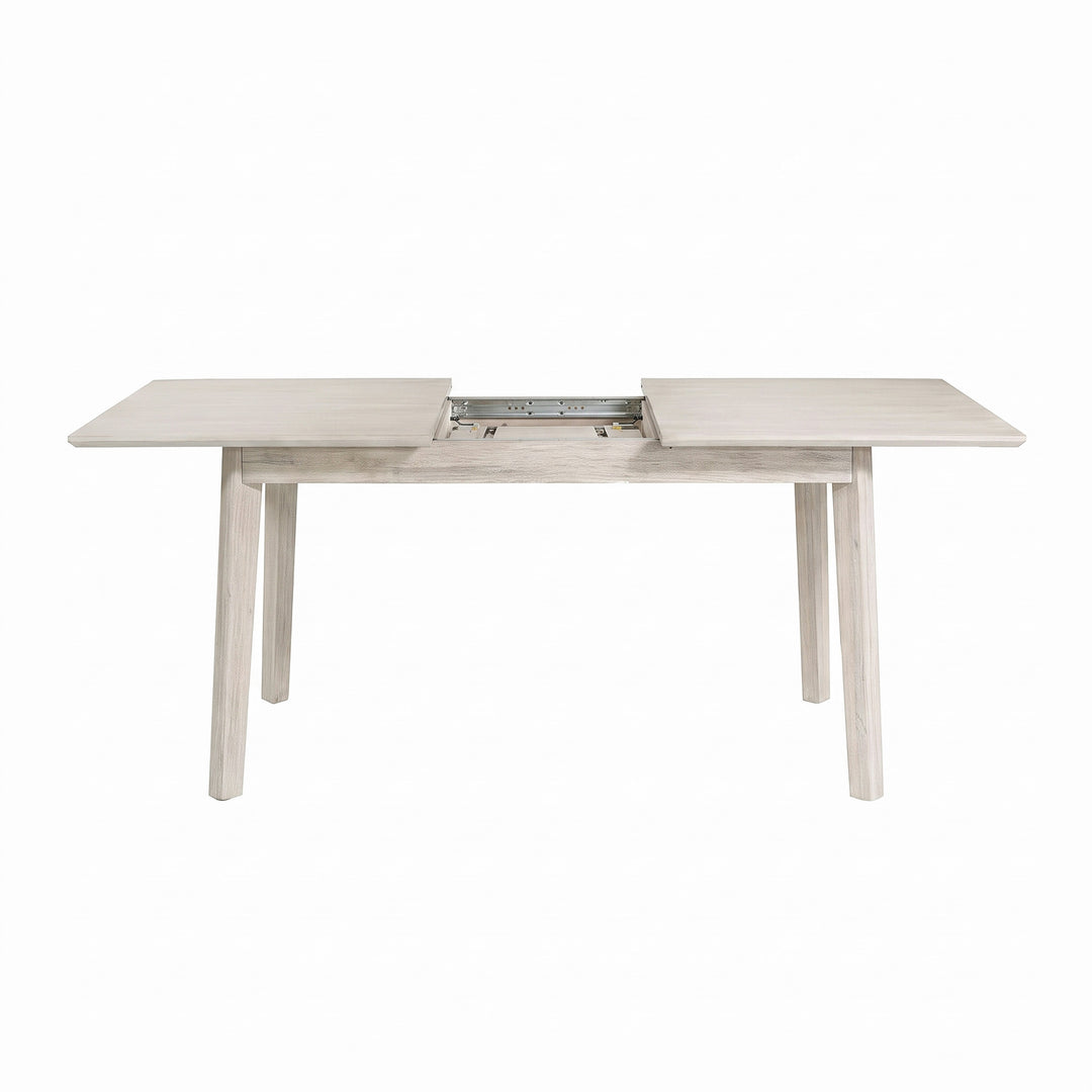 Gia Small Extension Dining Table w/ Butterfly System 55/71” - Whitewash