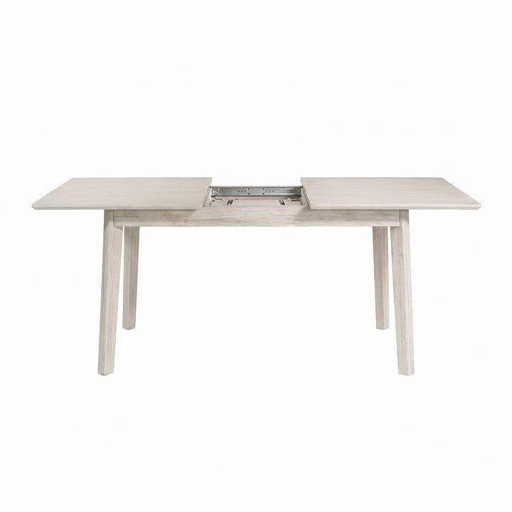 Gia Small Extension Dining Table w/ Butterfly System 55/71” - Whitewash