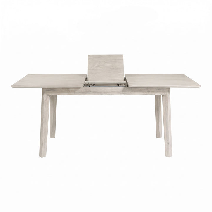 Gia Small Extension Dining Table w/ Butterfly System 55/71” - Whitewash