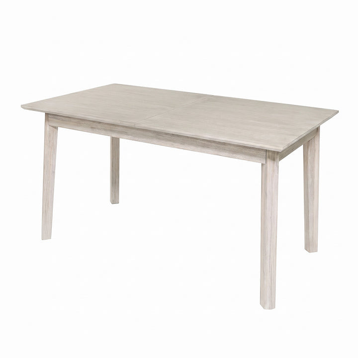 Gia Small Extension Dining Table w/ Butterfly System 55/71” - Whitewash