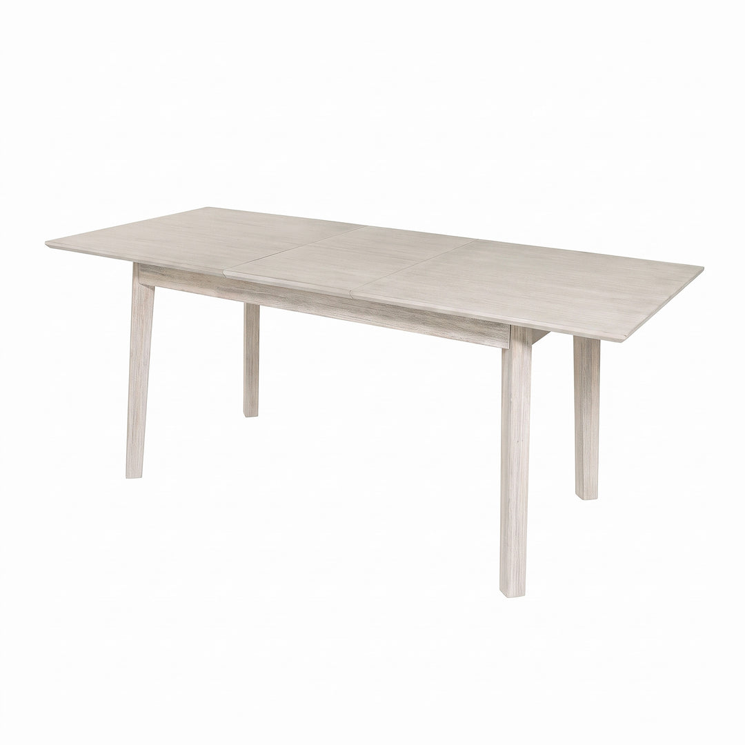 Gia Small Extension Dining Table w/ Butterfly System 55/71” - Whitewash