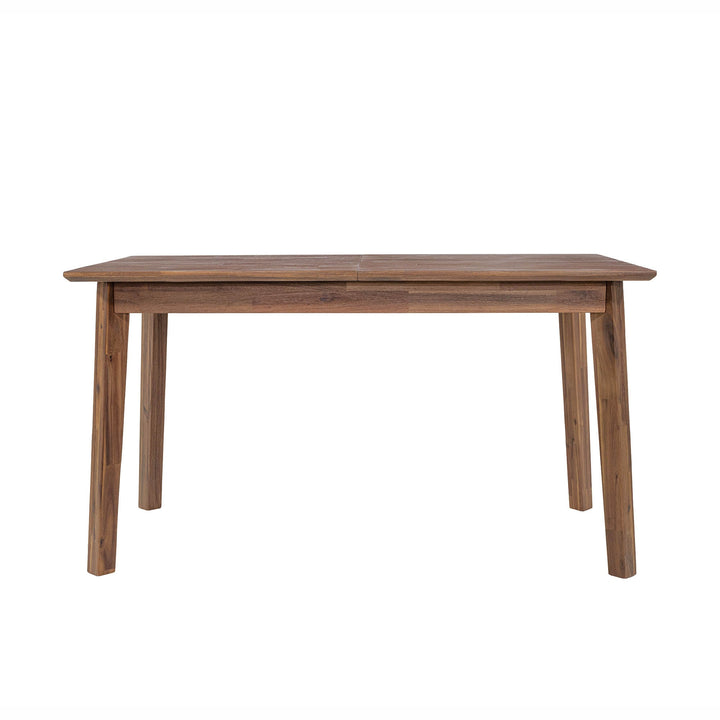 Gia Small Extension Dining Table 55/71” - Warm Pecan