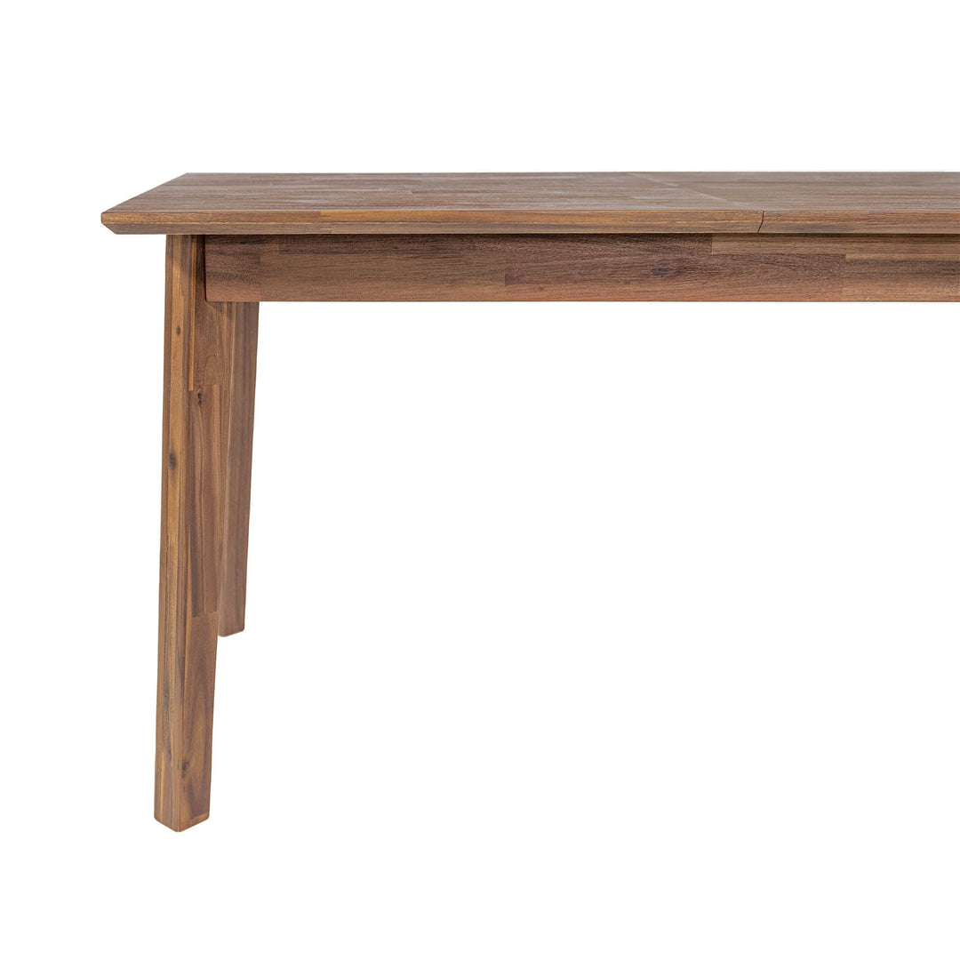 Gia Small Extension Dining Table 55/71” - Warm Pecan