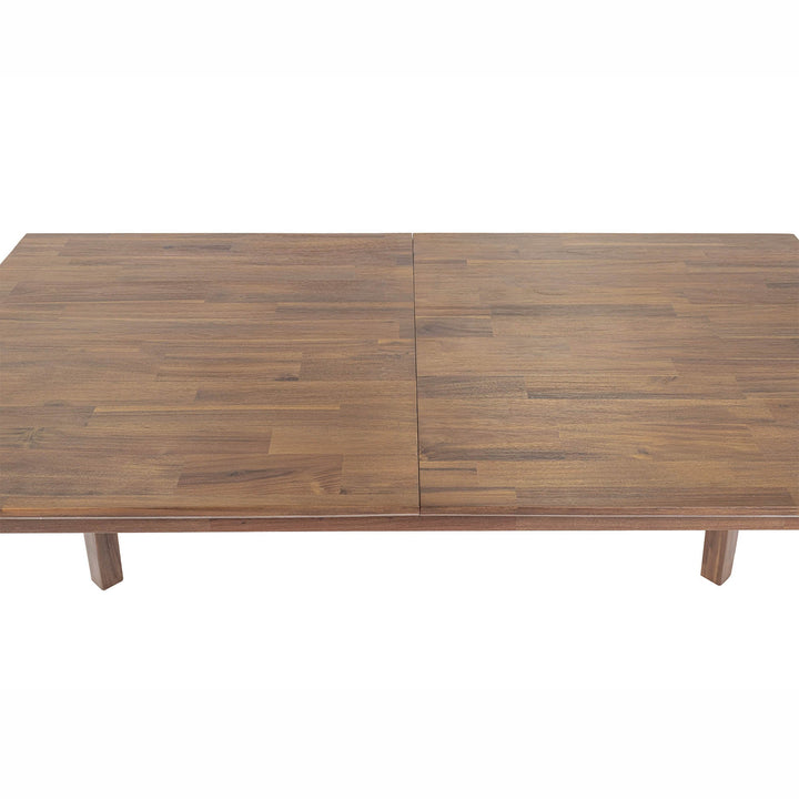 Gia Small Extension Dining Table 55/71” - Warm Pecan