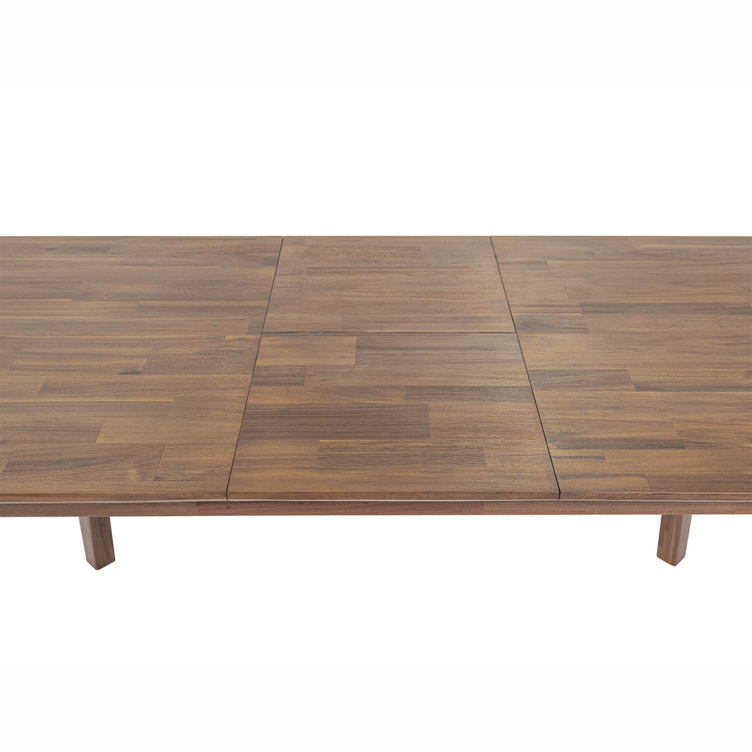 Gia Small Extension Dining Table 55/71” - Warm Pecan
