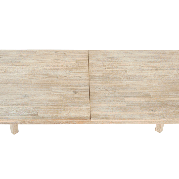 Gia Small Extension Dining Table 55/71” - Light Driftwood