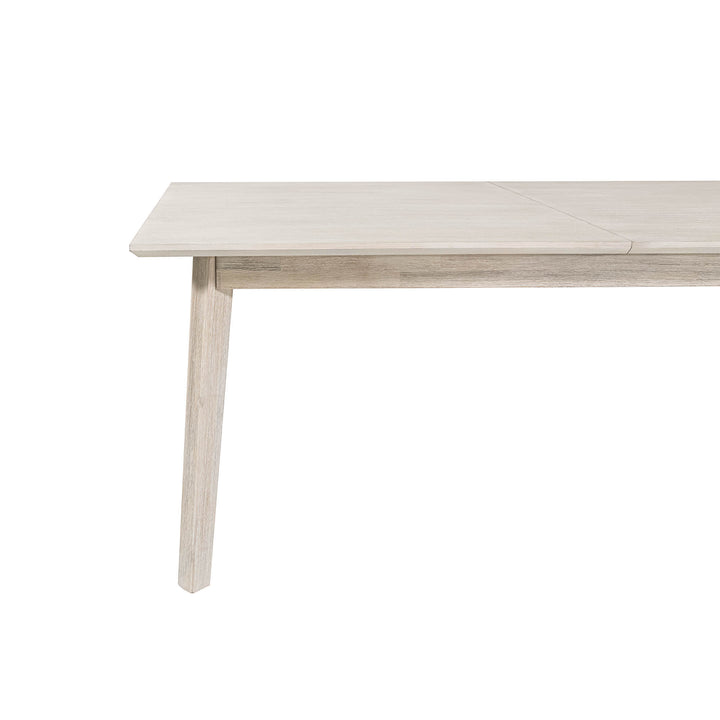 Gia Extension Dining Table 71/102" - Whitewash