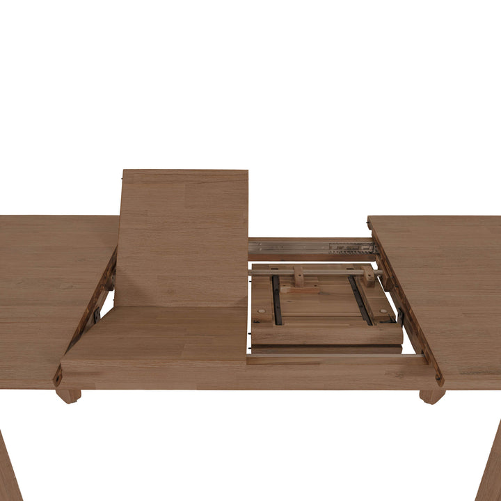 Gia Extension Dining Table 71/102" - Warm Pecan