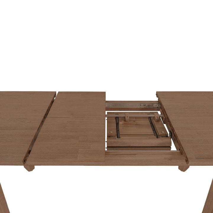 Gia Extension Dining Table 71/102" - Warm Pecan
