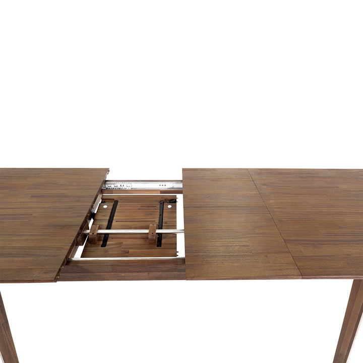 Gia Extension Dining Table 71/102" - Warm Pecan