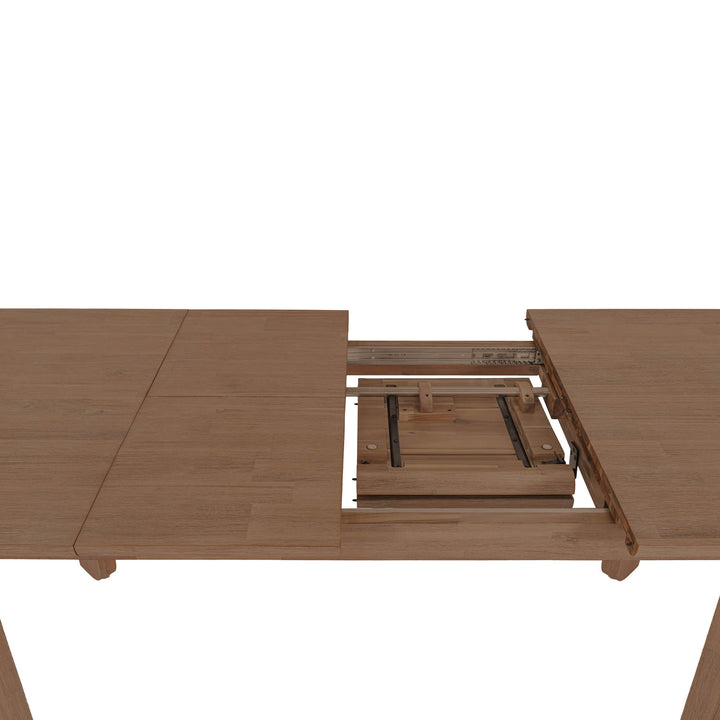 Gia Extension Dining Table 71/102" - Warm Pecan