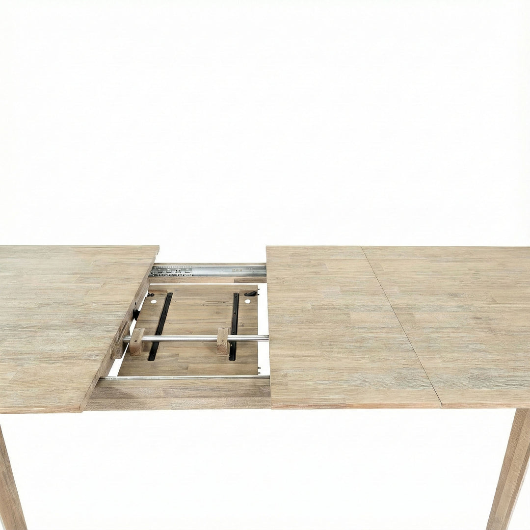 Gia Extension Dining Table 71/102" - Light Driftwood