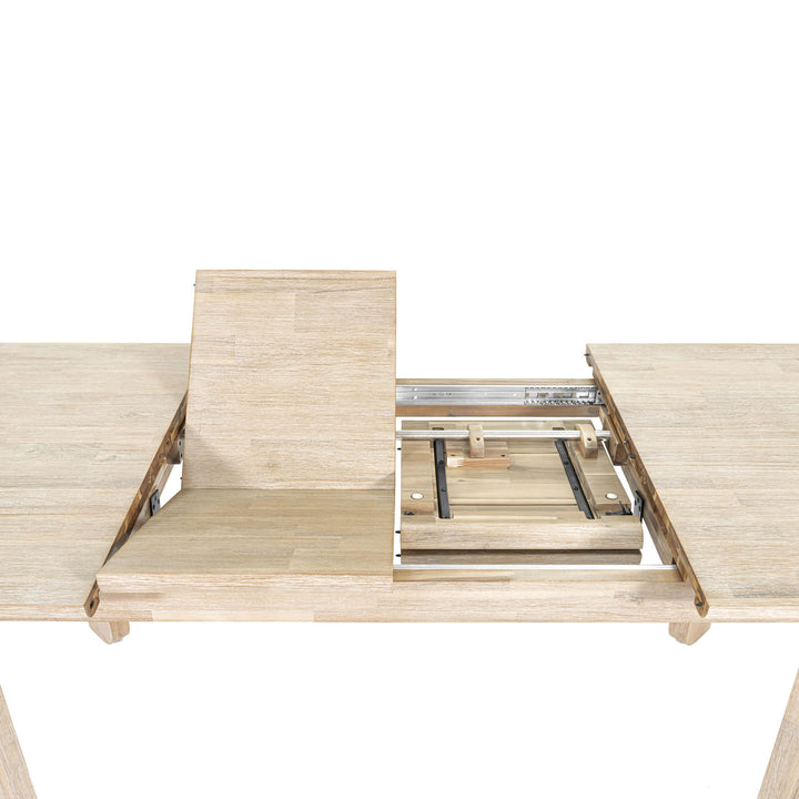 Gia Extension Dining Table 71/102" - Light Driftwood