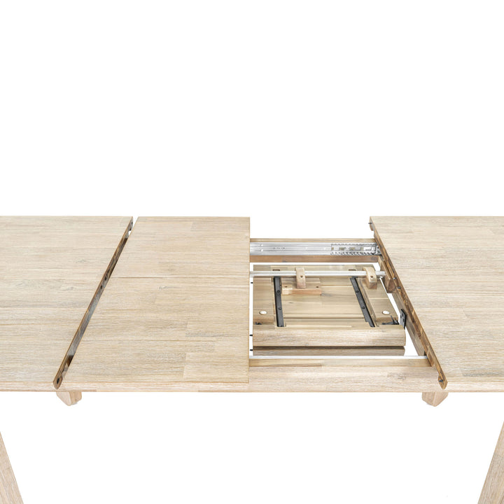 Gia Extension Dining Table 71/102" - Light Driftwood