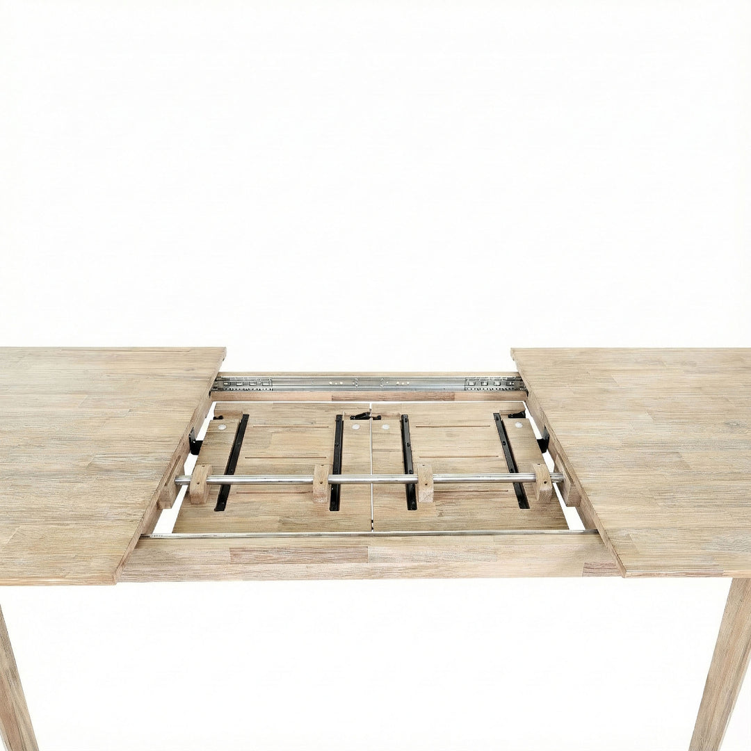 Gia Extension Dining Table 71/102" - Light Driftwood
