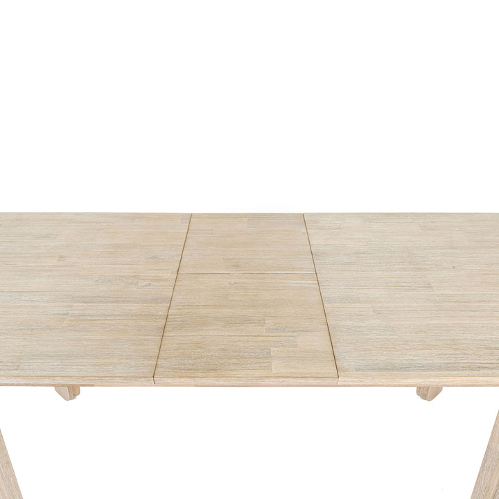 Gia Extension Dining Table 71/102" - Light Driftwood