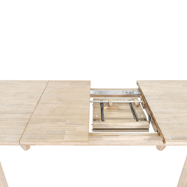 Gia Extension Dining Table 71/102" - Light Driftwood