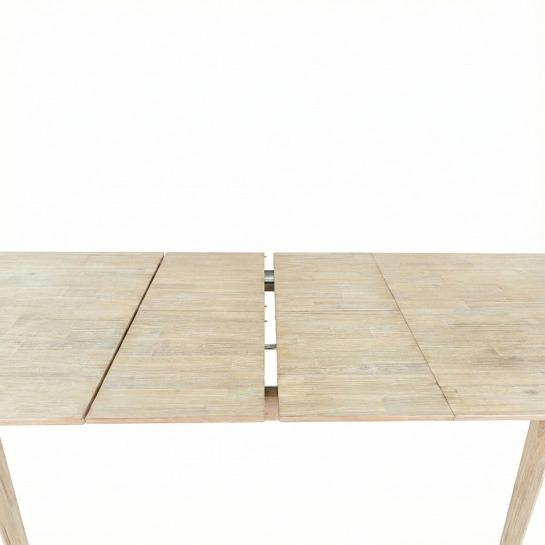 Gia Extension Dining Table 71/102" - Light Driftwood