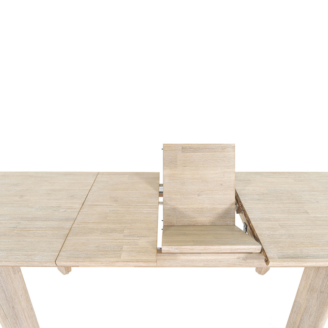 Gia Extension Dining Table 71/102" - Light Driftwood