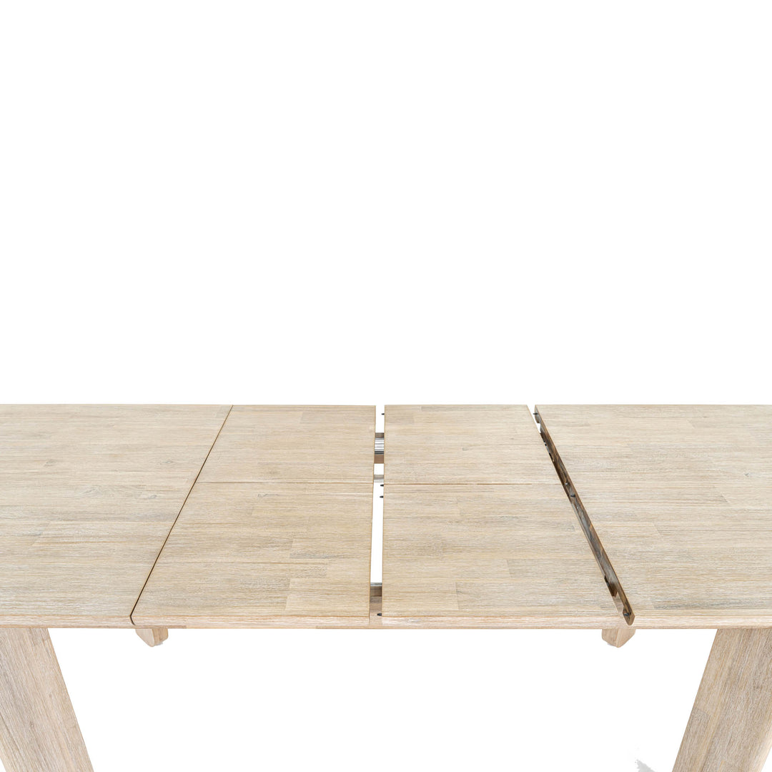 Gia Extension Dining Table 71/102" - Light Driftwood