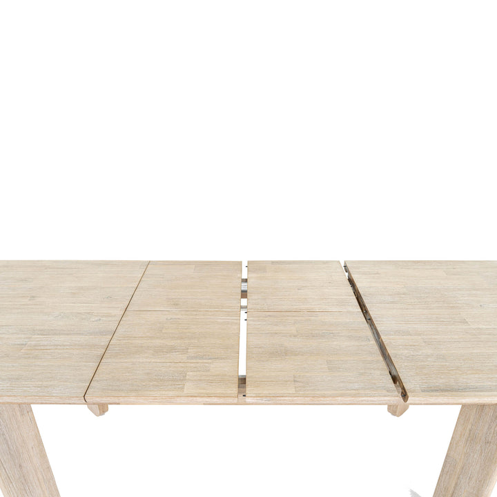 Gia Extension Dining Table 71/102" - Light Driftwood
