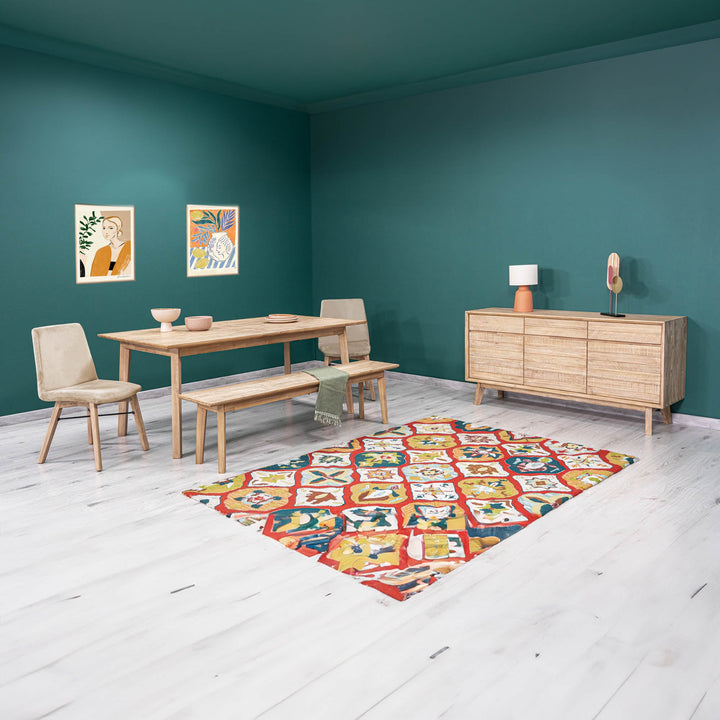 Gia Extension Dining Table 71/102" - Light Driftwood