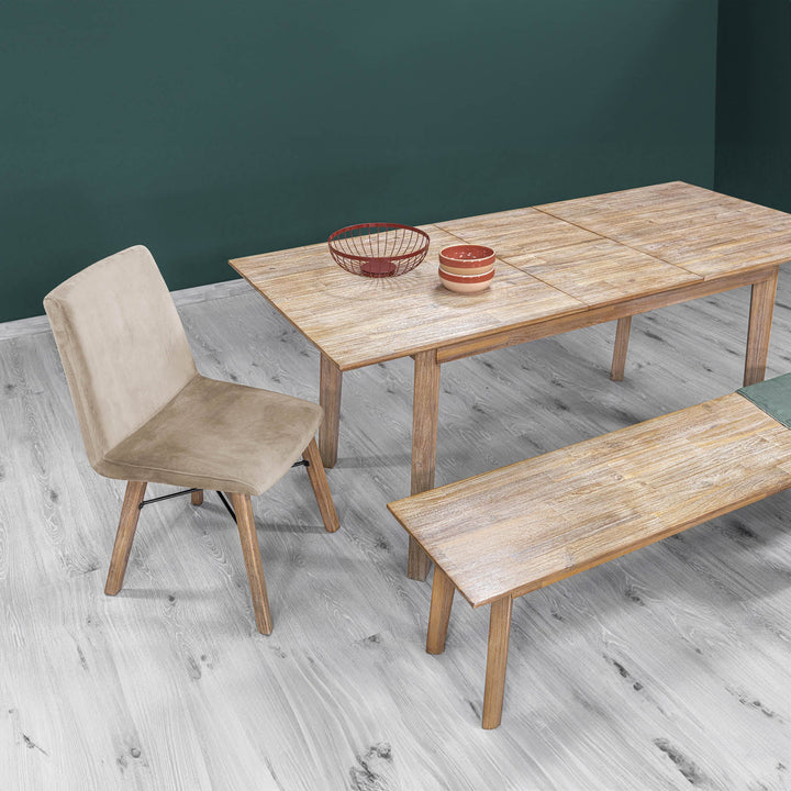 Gia Bench - Light Driftwood
