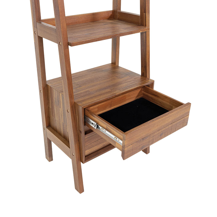 Gia Modular Bookcase - Warm Pecan