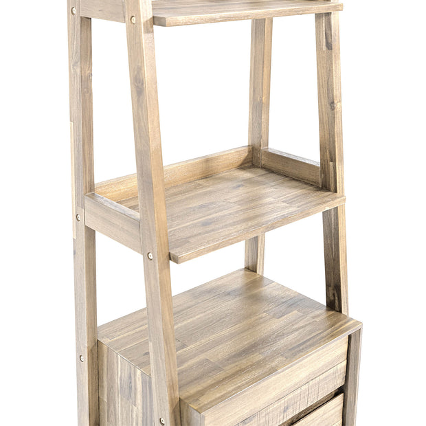 Gia Modular Bookcase - Light Driftwood