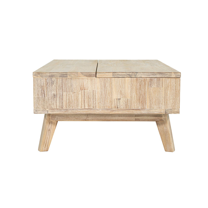 Gia Coffee Table w/ Lift Top - Light Driftwood