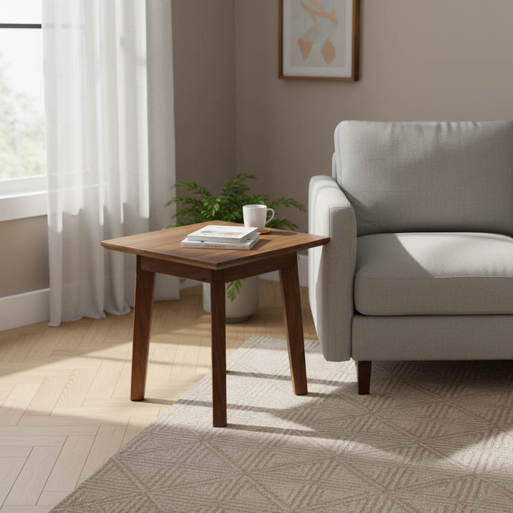 Gia Side Table - Warm Pecan