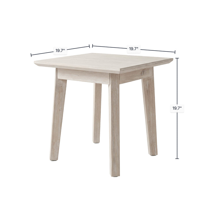 Gia Side Table - Whitewash