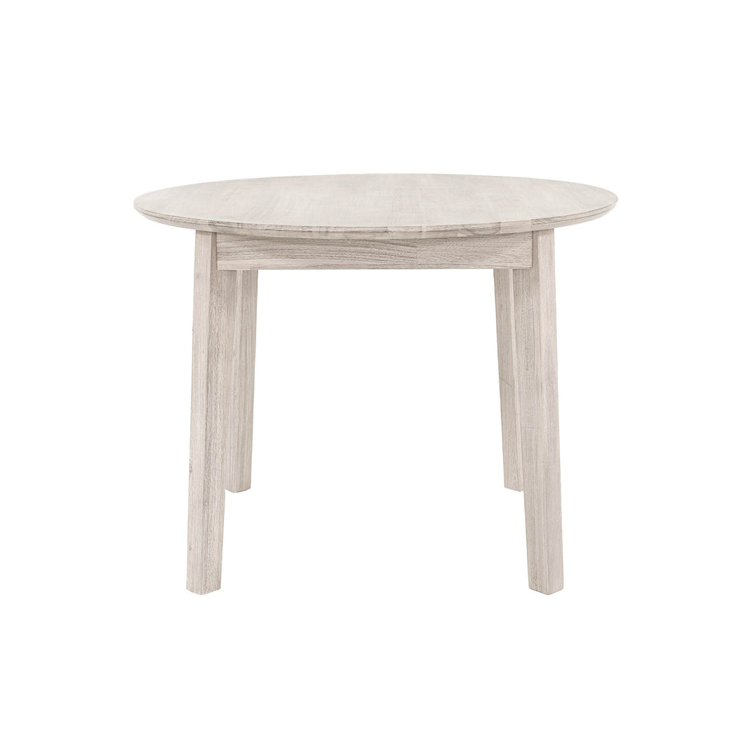 Gia Round Dining Table - Whitewash